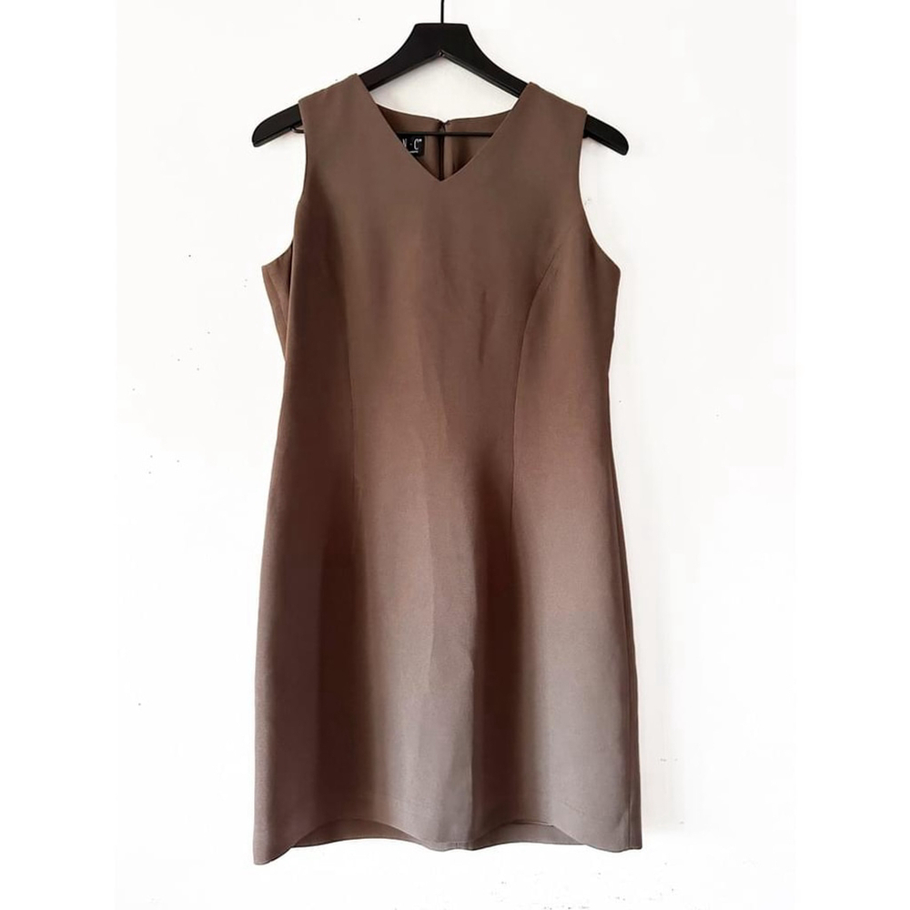 Vintage INC International Concepts Brown Sheath Dress Size 10